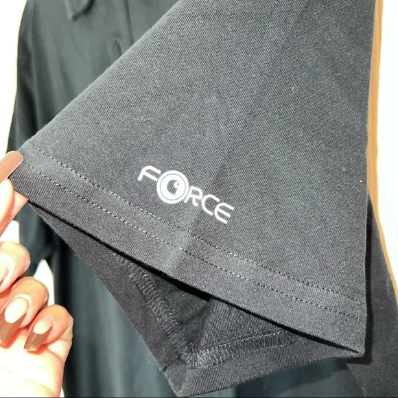 Carhartt Relaxed Fit Black Polo Shirt. Size L - Picture 4 of 8